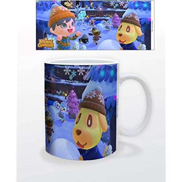 Z Novelty Mug - 15oz - Nintendo - Animal Crossing - New Horizons Winter - NEW