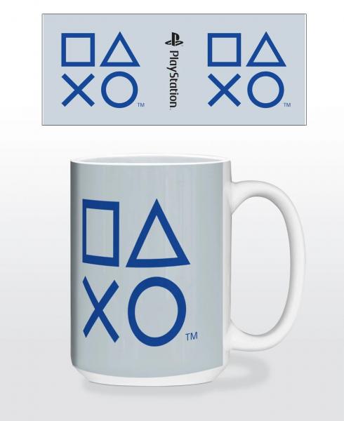 Z Novelty Mug - 15oz - SONY - Playstation - Shapes logo - NEW
