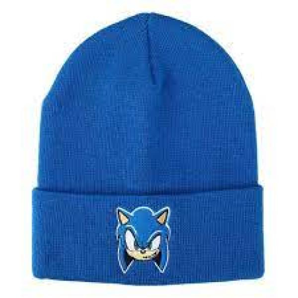 Gamer Hat - Sonic the Hedgehog - Embroidered Cuff beanie - blue 2022