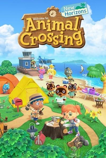 Gamer Gear - POSTER - 24x36 - flat frame-ready - Nintendo - Animal Crossing New Horizons