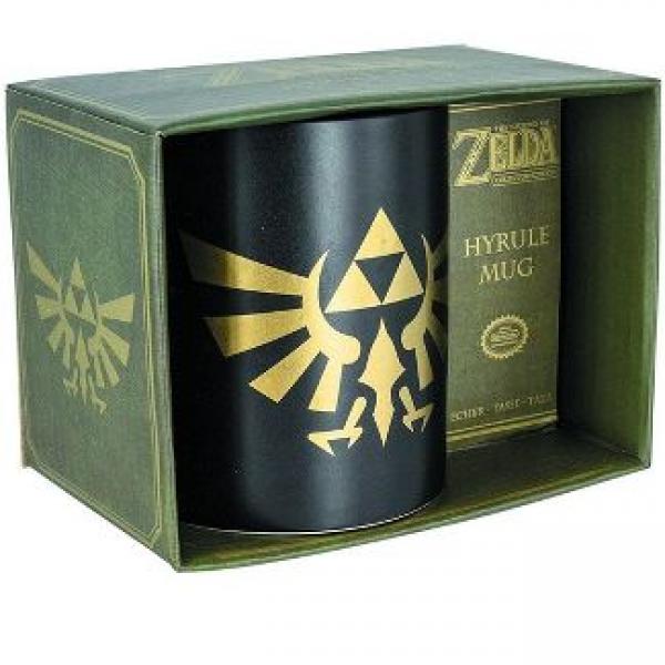 Z Novelty Mug - 10oz - Nintendo - Zelda - Hyrule - Black - NEW