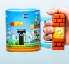 Z Novelty Mug - 15oz - Nintendo - Super Mario - Level Shaped Mug with brick handle - NEW