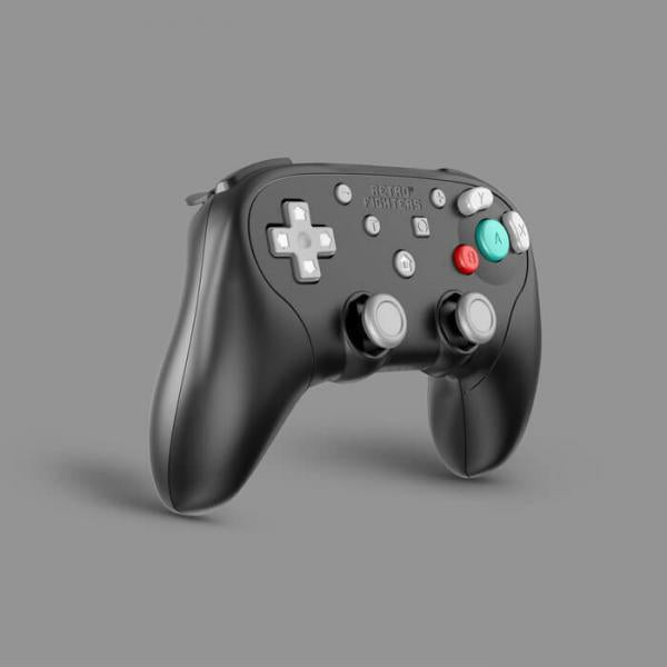 GC Wii WiiU NS PC - Wireless Controller (3rd) NEW - Blade GC - Retrofighters - Gamecube - dual analog at bottom - Black - NEW