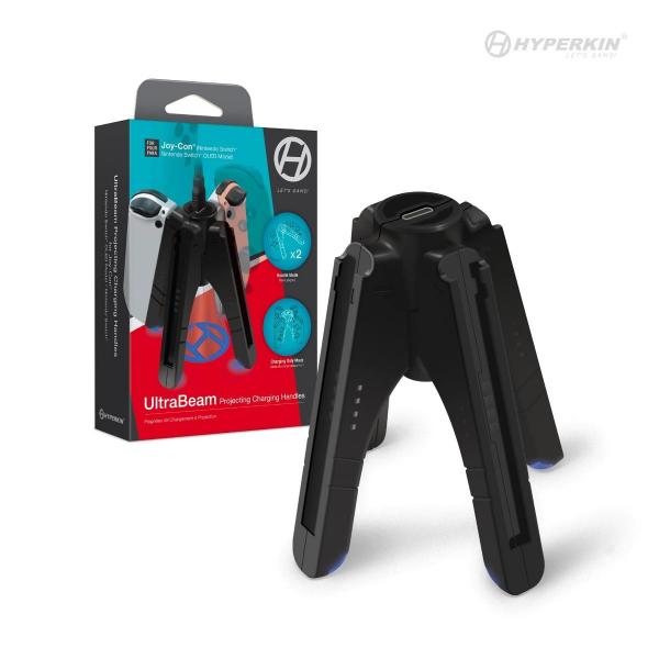 NS Joy Con Charging Dock (3rd) - Ultrabeam Projecting Joycon Charger - Hyperkin - Charges 4 Joycons at once - NEW
