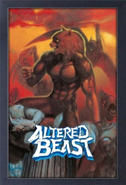 Gamer Gear - FRAMED ART - 11x17 - SEGA - Classic - Altered Beast