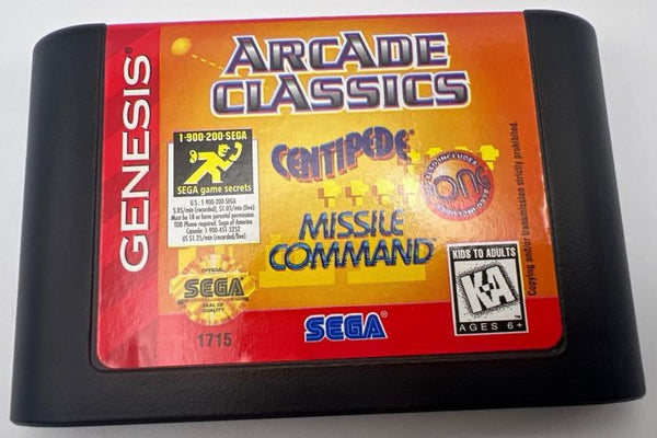 SG Arcade Classics - Centipede Missile Command Pong