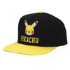 Gamer Hat - Nintendo - Pokemon - Pikachu - Twill with Patch - Black snapback - NEW