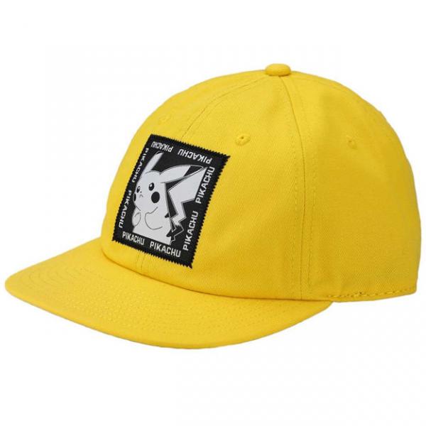 Gamer Hat - Nintendo - Pokemon - Pikachu - Woven Patch Flat Bill - yellow - NEW