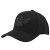 Gamer Hat - Nintendo - Zelda Triforce logo - Embroidered black on black - NEW