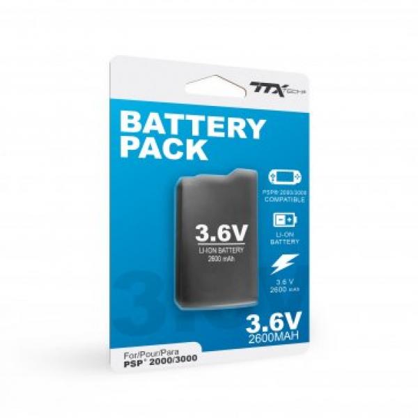 PSP Replacement Battery - PSP 2000 & 3000 models only - (3rd) - TTX Tech Innex - NEW