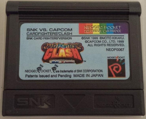 NGP SNK vs Capcom - Card Fighters Clash - SNK Version - blue label