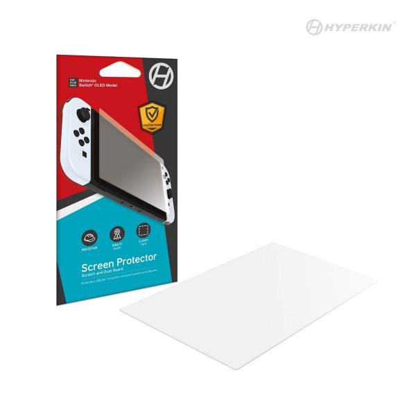 NS Switch - Screen Protector for OLED model - Tempered Glass - single pack (3rd) Hyperkin - NEW