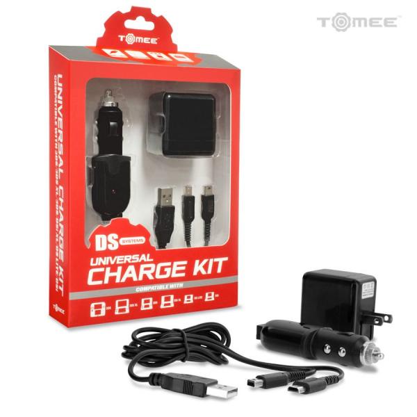 3DS 2DS NDS Universal Car DC and AC Adapter Charge cable (3rd) Tomee - NEW
