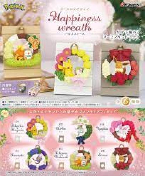 Gamer Toys - RE-MENT Blind Box Toys - Pokemon - Happiness Wreath - NEW