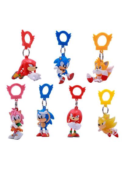 Gamer Toys - Clip On Backpack Hanger - SEGA - Sonic the Hedghog - 3 in Figure - Assorted Characters - Blind Bag - 2023 L2P -83485 - NEW