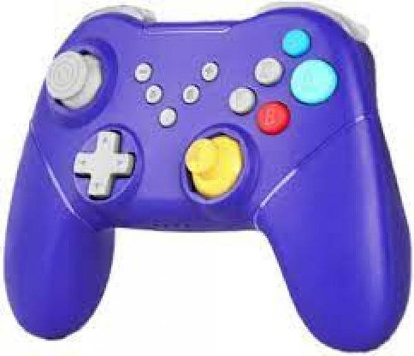 NS PC Nintendo Switch Wireless Controller (3rd) Retrofighters - Duelist - Gamecube style dual analog layout - Purple - NEW