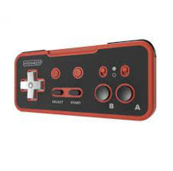 NES NS USB Wireless 2.4G NES style controllers (3rd) Retrobit - ORIGIN 8 - for use on NES, Switch, USB devices - receivers included! - Red & Black - NEW