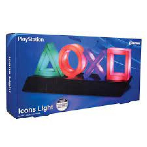 Gamer Gear - Room Decor - Playstation Icons Light - NEW
