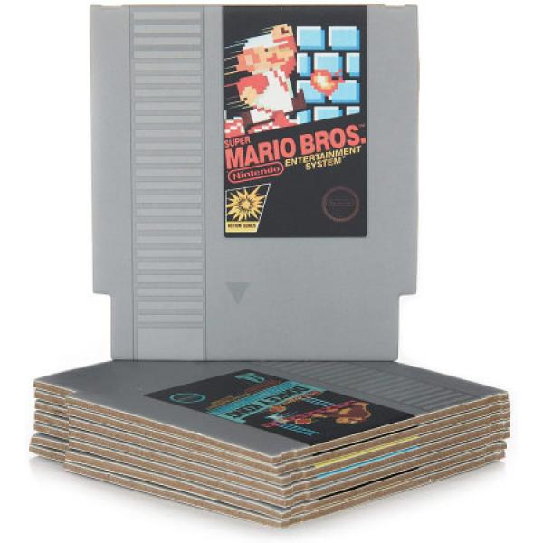 Gamer Gear - Room Decor - COASTERS - Nintendo - NES Cartridge Coasters - NEW