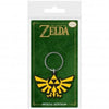 Keychain - Nintendo - Zelda - soft PVC - Hyrule Royal Crest - yellow Triforce - NEW
