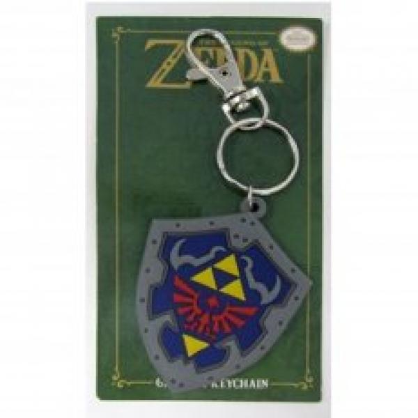 Keychain - Nintendo - Zelda - soft PVC - Hylian Shield - NEW