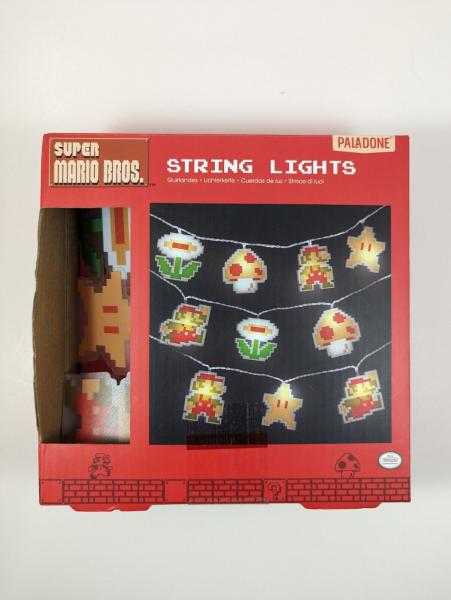 Gamer Gear - Room Decor - Nintendo - Super Mario - String Lights - NEW