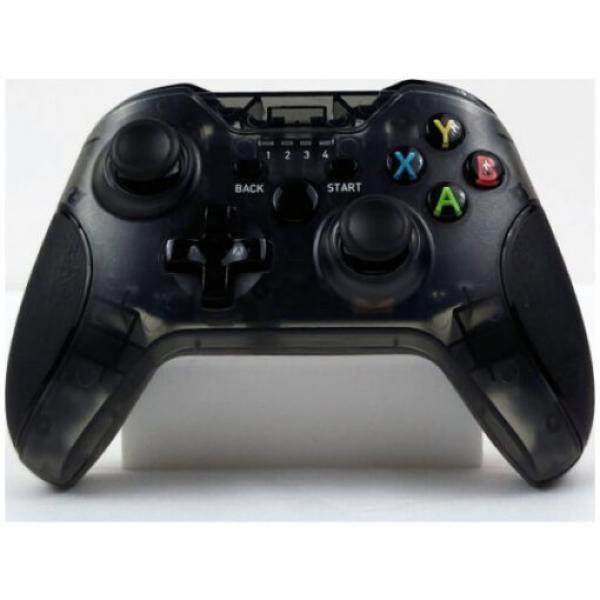 X360 Controller WIRELESS (3rd) Teknogame Innex - CLEAR BLACK - NEW