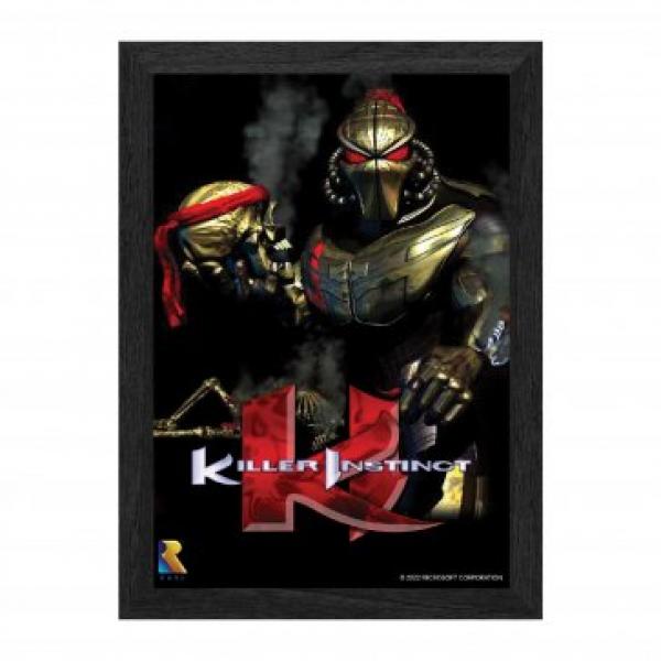 Gamer Gear - FRAMED ART - 10x12 in - Killer Instinct - Lenticular Framed Poster