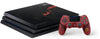 PS4 F - PS4 Playstation 4 system - PRO - HW 1 TB - Black with Black and Red Dragon Etching and Red Controller - Monster Hunter World - Limited Edition - USED