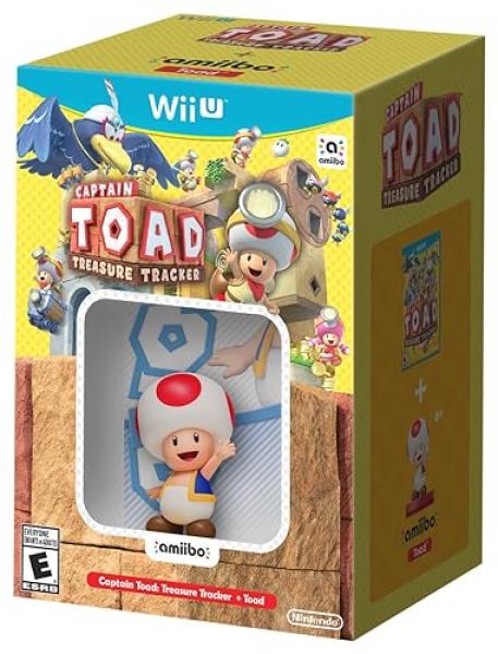 WiiU Captain Toad - Treasure Tracker in big box and Toad Amiibo - BRAND NEW and SEALED