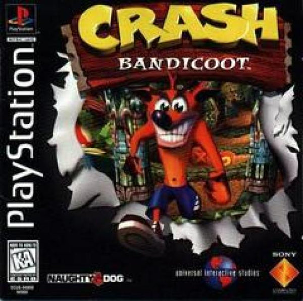 PS1 Crash Bandicoot - BLACK LABEL